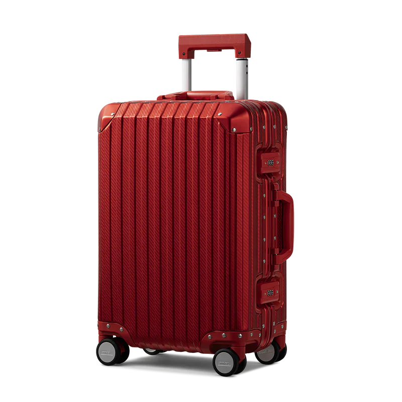 Trek Suitcase Aluminum Red